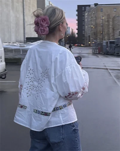 Sissel Edelbo - Sissel Bluse - White